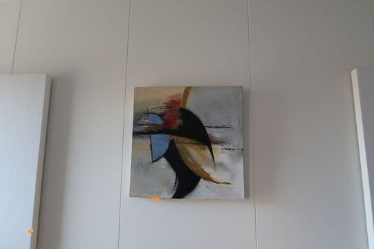 El. hæve/sænke skrivebord KINNARPS, skuffemodul, skab, stumtjener m.m.