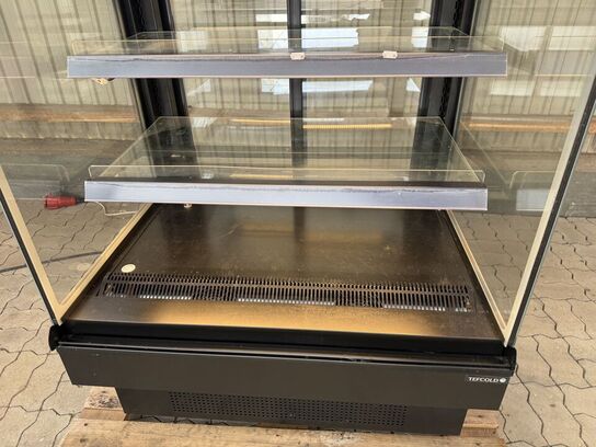 Display kølemontre TEFCOLD NDC90CF. B90 x D75 x H141cm