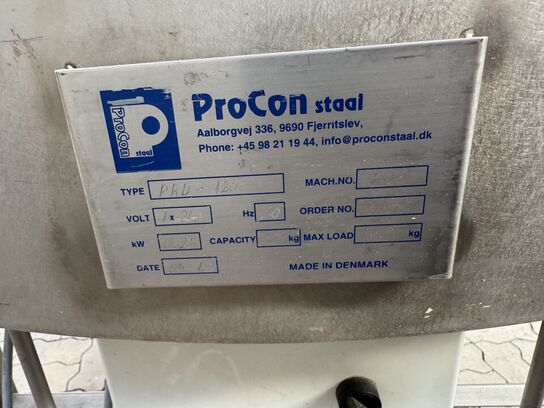 Karruselbord PROCON 1200. Ø120cm.