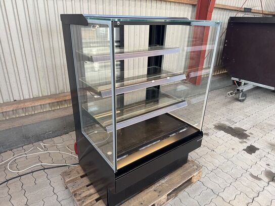 Display kølemontre TEFCOLD NDC90CF. B90 x D75 x H141cm