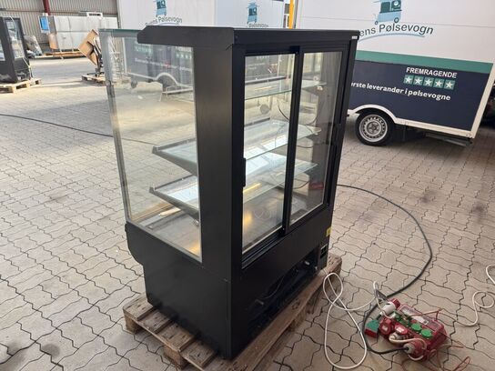 Display kølemontre TEFCOLD NDC90CF. B90 x D75 x H141cm