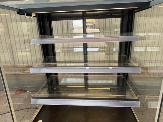 Display kølemontre TEFCOLD NDC90CF. B90 x D75 x H141cm