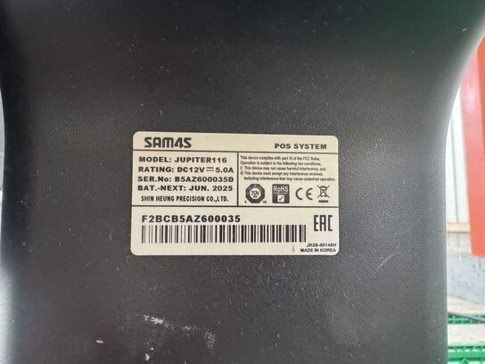 Kassesystem SAM4S inkl. detail vægt & bonprinter