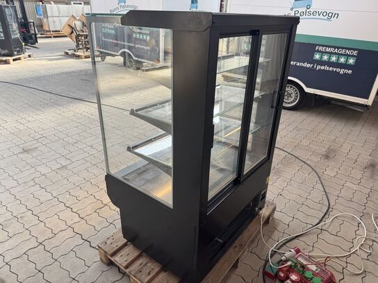 Display kølemontre TEFCOLD NDC90CF. B90 x D75 x H141cm