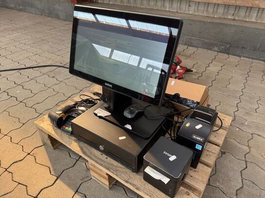 Kassesystem SAM4S inkl. bonprinter & stregkodescanner