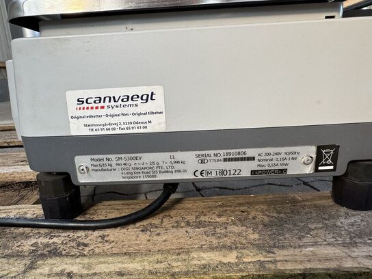 Detailvægt DIGI SM5300EV m. kundedisplay