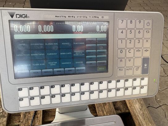 Detailvægt DIGI SM5300EV m. kundedisplay