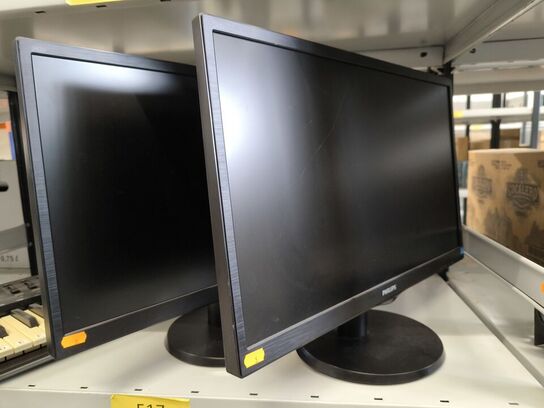 2 stk. PC-skærme PHILIPS 24" 243V