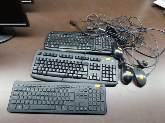 7 stk. monitor med tynd klient, NComputing L300