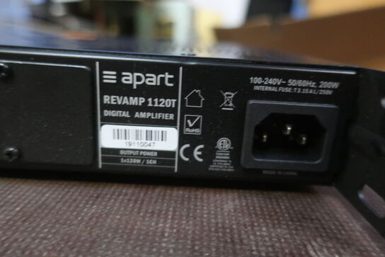 Digital forstærker, APART REWAMP 1120T