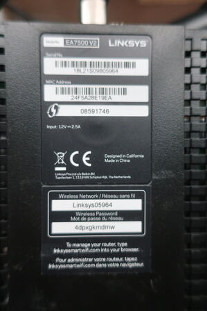 Accesspoint, LINKSYS EA7500 V2