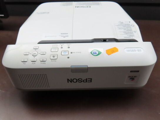 Projektor, EPSON EB-695WI m. fjernbetjening og Touch Unit