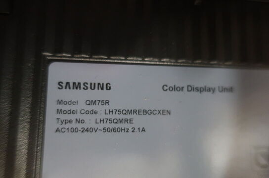 75" LED-TV, SAMSUNG QM75R