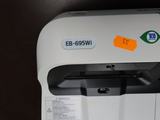 Projektor, EPSON EB-695WI m. fjernbetjening og Touch Unit