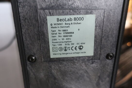 4 stk. højtalere, B&O BEOLAB 8000