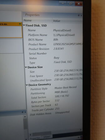 Bærbar PC, LENOVO THINKPAD T580 