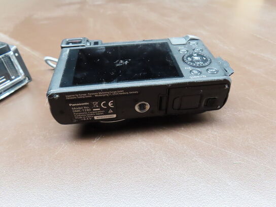 2 stk. kamera, PANASONIC TZ250 og VICTURE 4K WI-FI