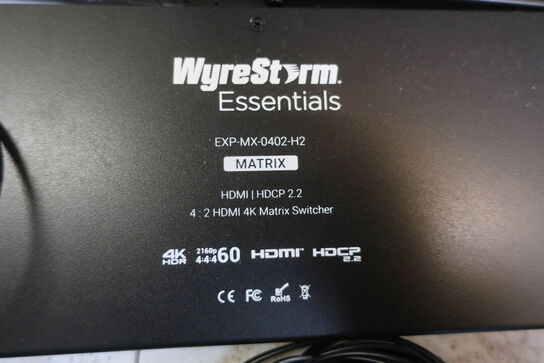 Div. HDMI extender, WyreStorm Essentials HDBaseT Extender sets