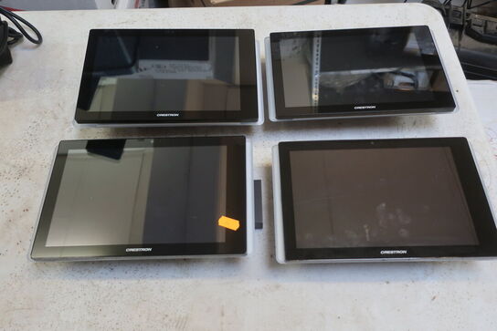 4 stk. Touch skærme, CRESTRON