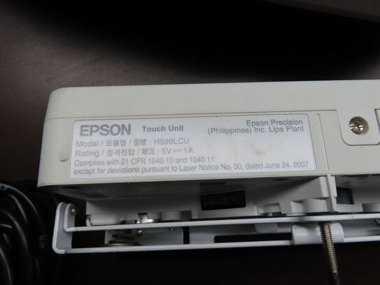 Projektor, EPSON EB-695WI m. fjernbetjening og Touch Unit