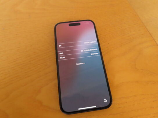 Mobiltelefon, APPLE IPHONE 15