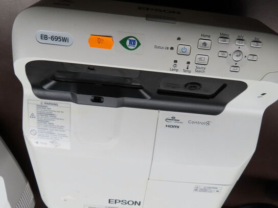 Projektor, EPSON EB-695WI m. Touch Unit