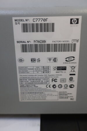 Plotter, HP C7770F