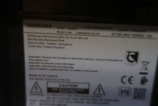 65" LED-skærm, SAMSUNG QM65H