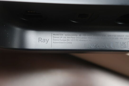 Soundbar, SONOS RAY S36