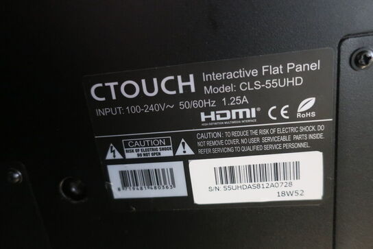 55" SMART Board, SCTOUCH CLS-55UHD