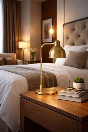 8 stk. frandsen bespoke industry table lamp messing 127376