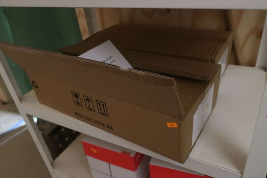 2 stk. labelprinter ZEBRA og label, bonruller