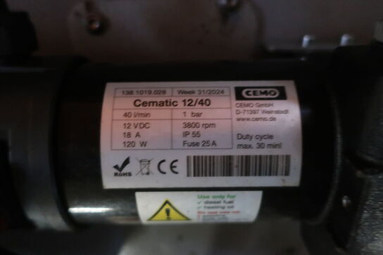 Mobile dieseltankstelle CEMO DT-MOBIL EASY