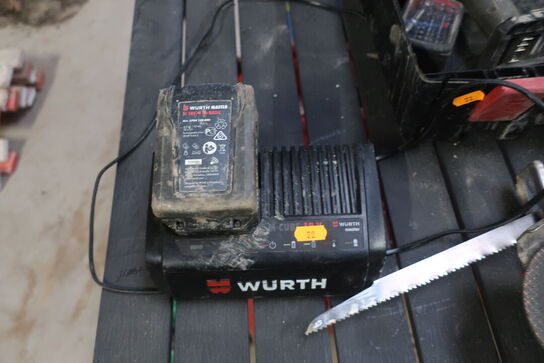 Bajonetsav, vinkelsliber, skruemaskine WURTH