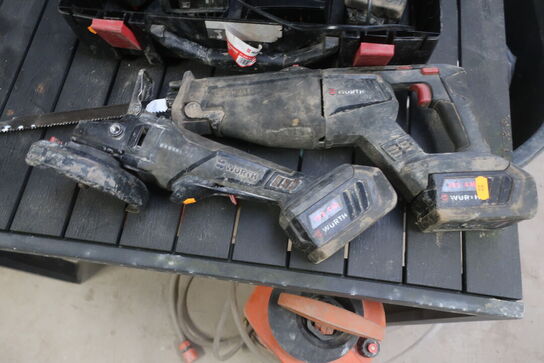 Bajonetsav, vinkelsliber, skruemaskine WURTH