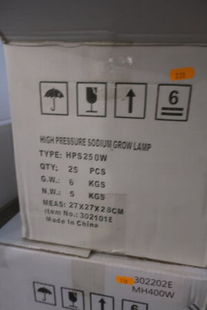 25 stk. pære HPS 250w