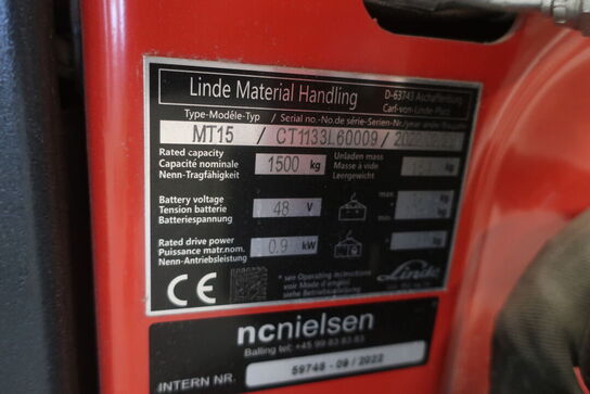 El. palleløfter LINDE MT15