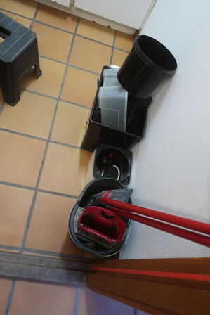 Tøm rum for løse dele