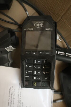 2 stk. Scanner og terminal