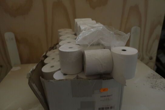 2 stk. labelprinter ZEBRA og label, bonruller