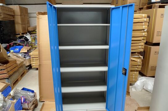 3 stk. stålskabe, 180x85x39 cm, nr. 008