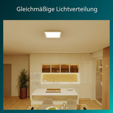 4 stk. philips led sceneswitch loftlampe Slim 40x40 cm dæmpbar(ubrugt)