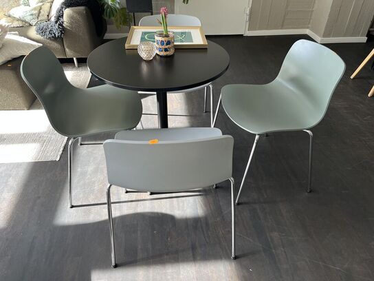 Cafebord m. 4.Stk. HAY Stole