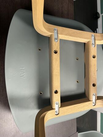 Møde bord med 10. Stk. HAY Skål stole