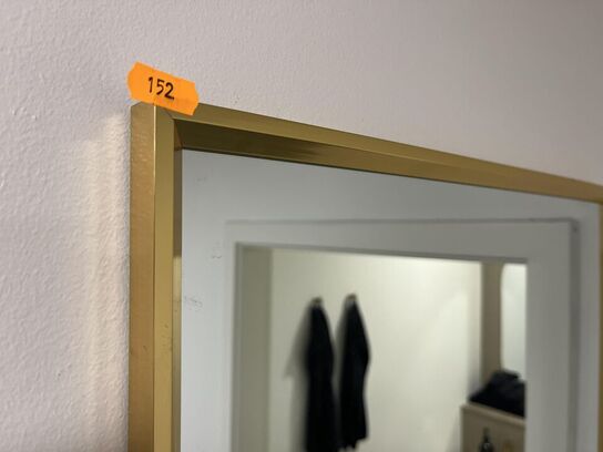 Messing hylder, Garderobestativ, Spejl