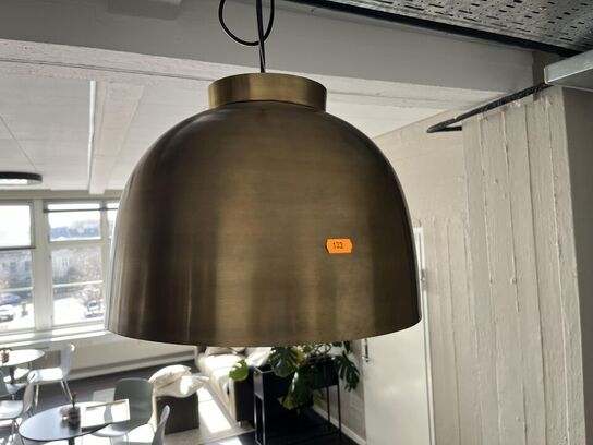 2.Stk. Pendel Lamper i messing look