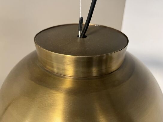 2.Stk. Pendel Lamper i messing look