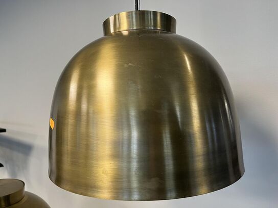 2.Stk. Pendel Lamper i messing look