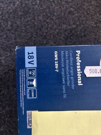 Vinkelsliber BOSCH GWS 18V-7