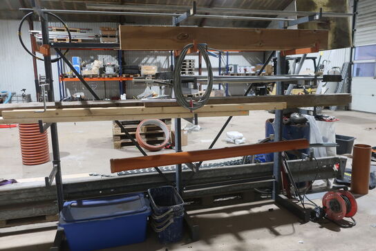 Grenreol med div. Jern og træ